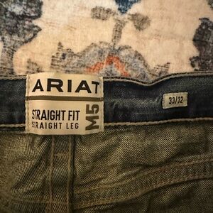 Ariat Men's M5 Straight Fit Jeans - Dark Blue